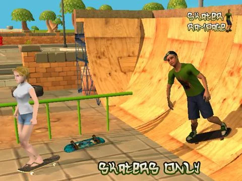 Изображение игры: Skater 3D Rampage Simulator