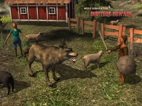 Изображение игры: Wolf Simulator 2: Hunters Beware