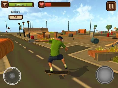 Изображение игры: Skater 3D Rampage Simulator