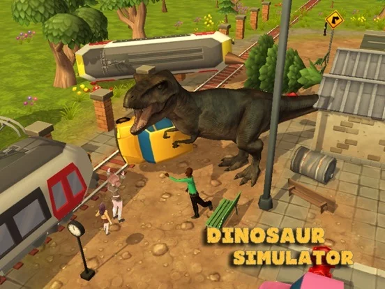 Изображение игры: Dinosaur Simulator 3D