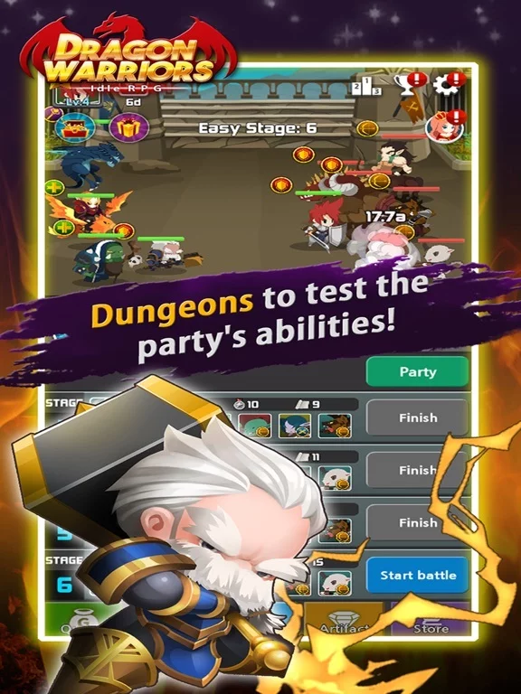 Изображение игры: Dragon Warriors: VIP