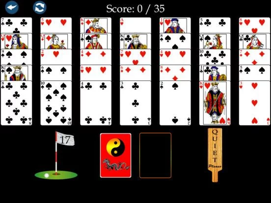 Изображение игры: Golf Solitaire Premium