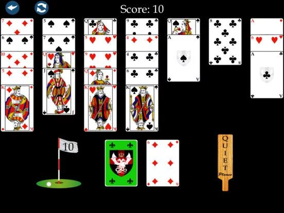 Изображение игры: Golf Solitaire Premium