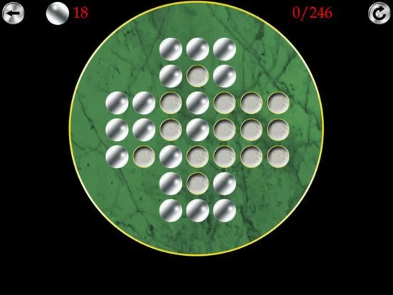 Изображение игры: Marble Solitaire Premium