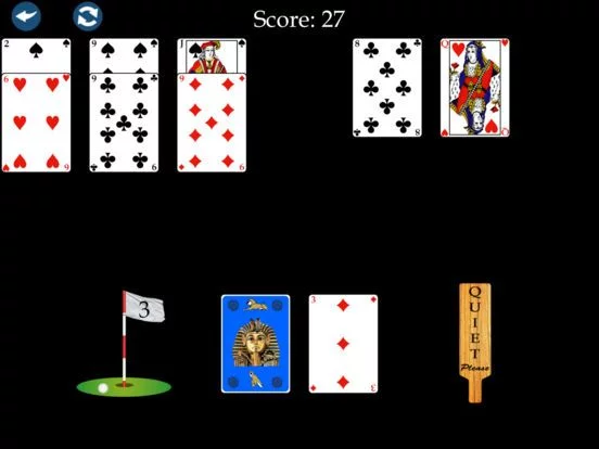 Изображение игры: Golf Solitaire Premium