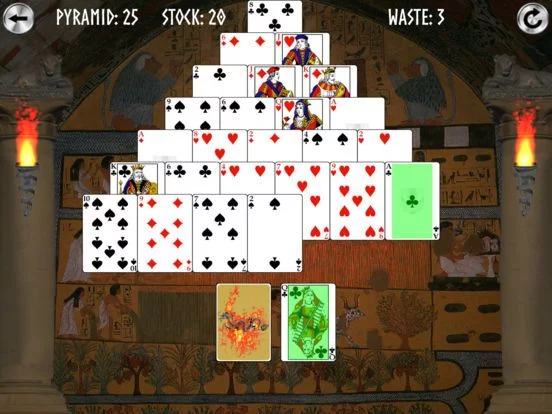 Изображение игры: Pyramid Solitaire Premium