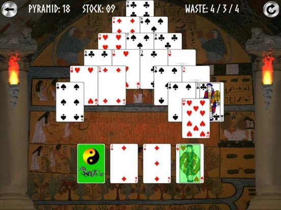 Изображение игры: Pyramid Solitaire Premium