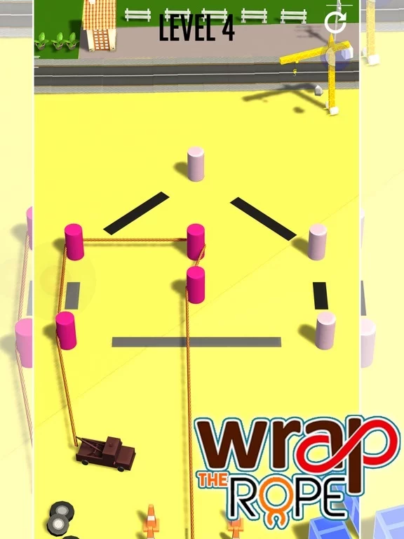 Изображение игры: Wrap The Rope!