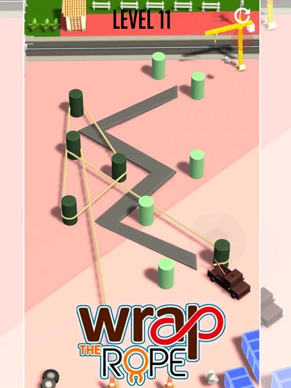 Изображение игры: Wrap The Rope!