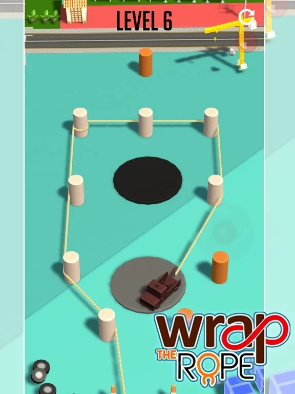 Изображение игры: Wrap The Rope!