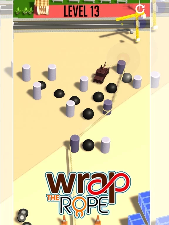 Изображение игры: Wrap The Rope!