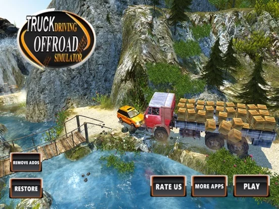 Изображение игры: Truck Driving Offroad Sim