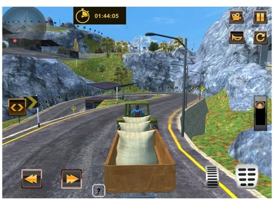 Изображение игры: Farmer Tractor Cargo Transport