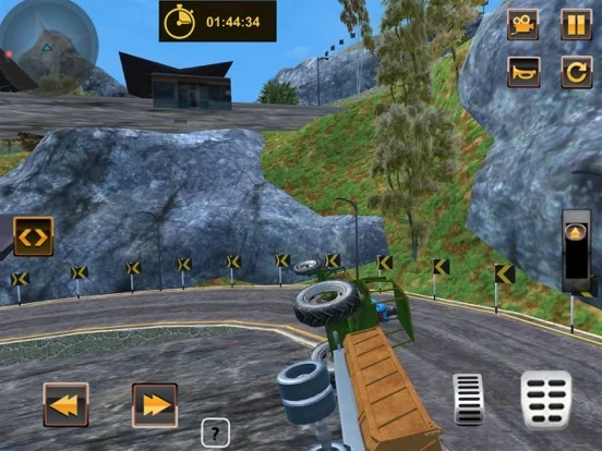 Изображение игры: Farmer Tractor Cargo Transport