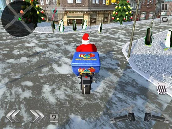 Изображение игры: Santa Moto Bike Rider