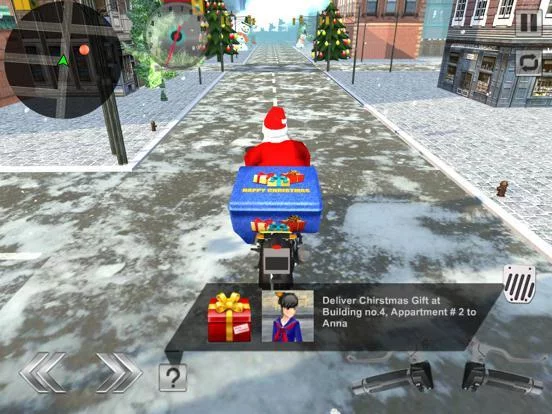Изображение игры: Santa Moto Bike Rider