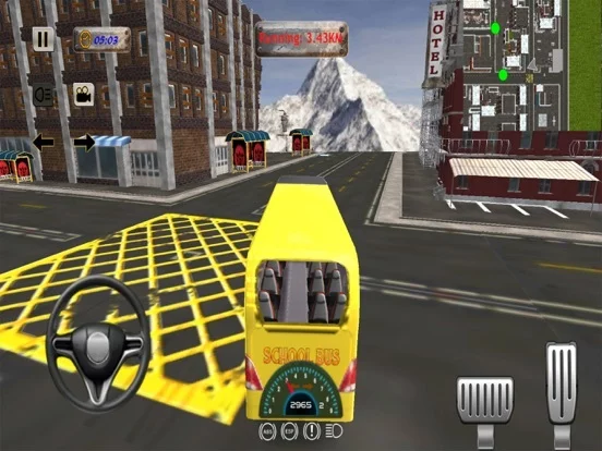 Изображение игры: High School Bus Driving 2017