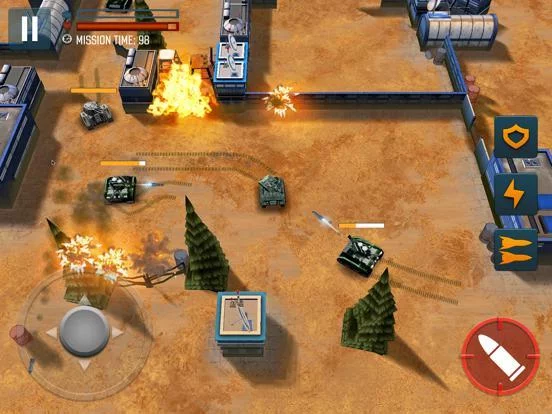 Изображение игры: Tank Battle Heroes: PvP Brawls