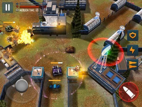 Изображение игры: Tank Battle Heroes: PvP Brawls