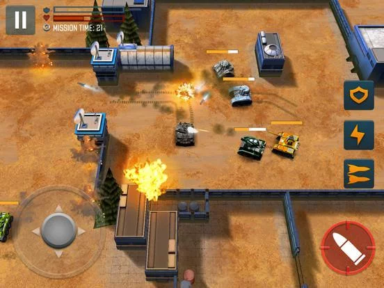 Изображение игры: Tank Battle Heroes: PvP Brawls
