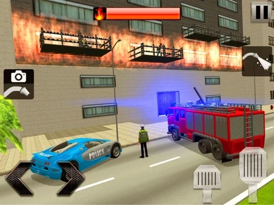 Изображение игры: Firefighter Truck Simulator 3D