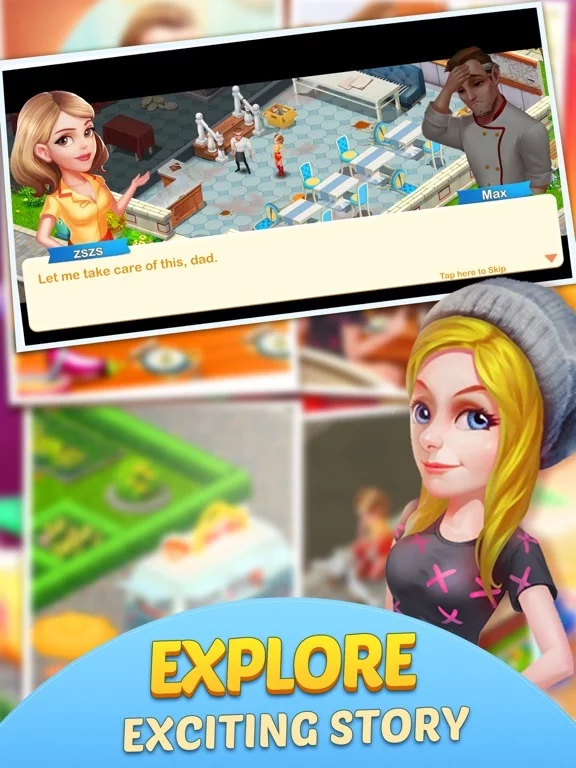 Изображение игры: Dream Cafe-Match 3 Crush