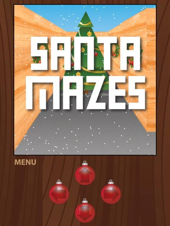 Изображение игры: Santa Mazes Game