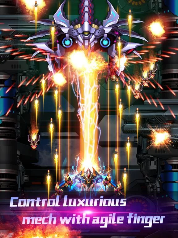 Изображение игры: Thunder Assault: Galaga Attack