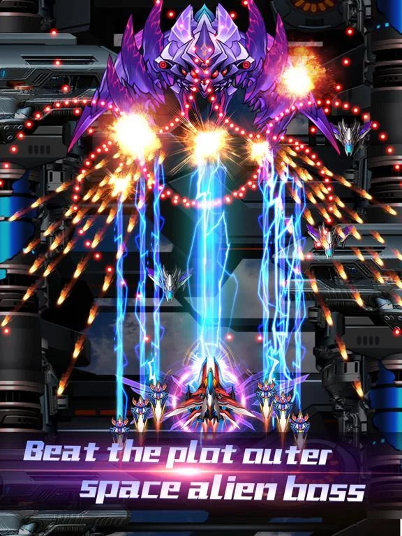 Изображение игры: Thunder Assault: Galaga Attack