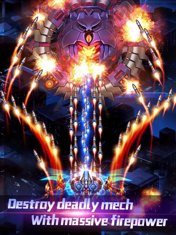 Изображение игры: Thunder Assault: Galaga Attack