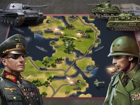Изображение игры: WW2: World War Strategy Games