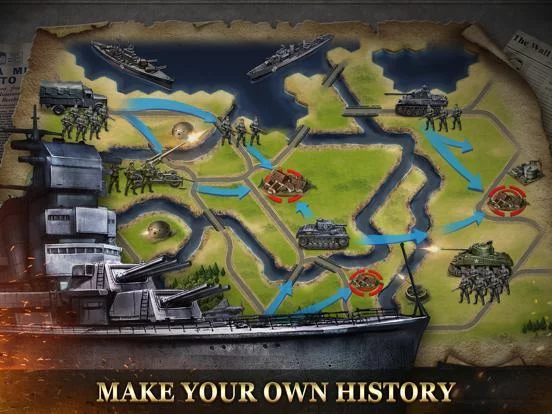 Изображение игры: WW2: World War Strategy Games