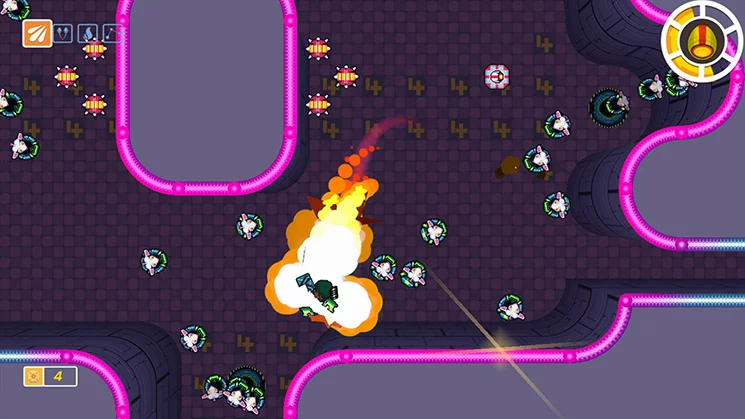 Изображение игры: Scram Kitty and his Buddy on Rails