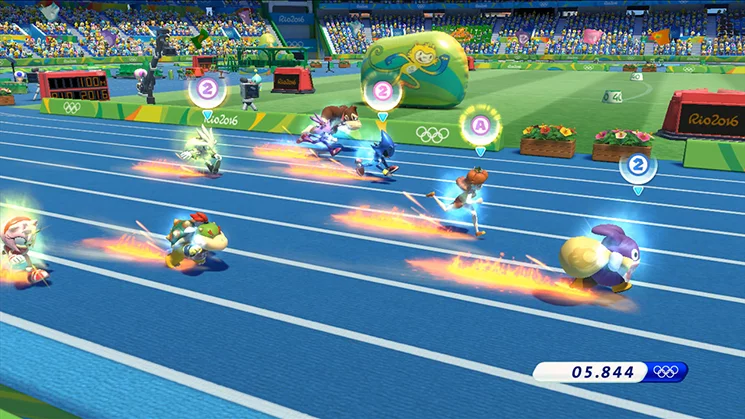 Изображение игры: Mario & Sonic at the Rio 2016 Olympic Games