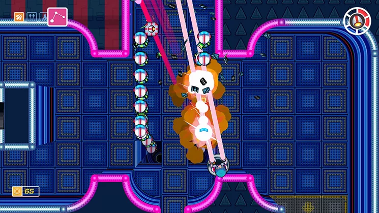 Изображение игры: Scram Kitty and his Buddy on Rails