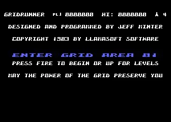 Изображение игры: Gridrunner