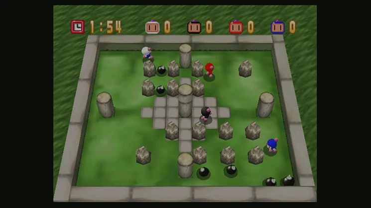 Изображение игры: Bomberman 64