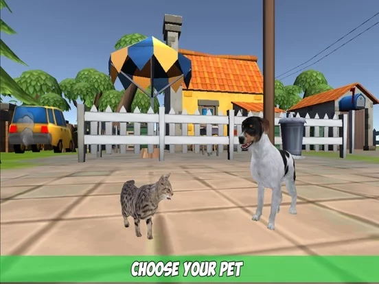 Изображение игры: Cat & Dog Simulator