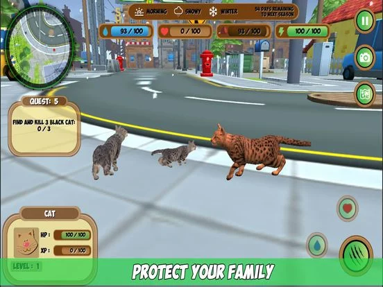 Изображение игры: Cat & Dog Simulator