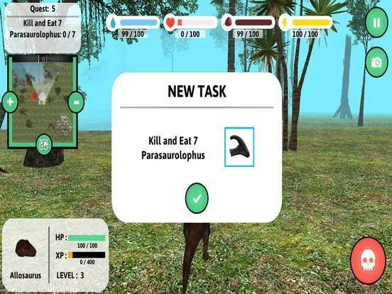Изображение игры: Allosaurus Simulator