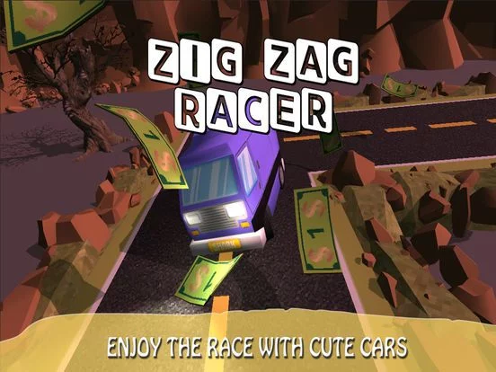 Изображение игры: Zig Zag Racers