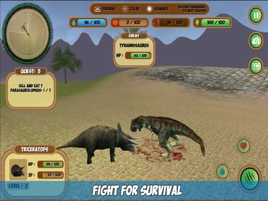Изображение игры: Triceratops Simulator