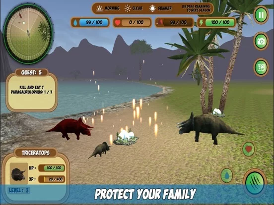 Изображение игры: Triceratops Simulator