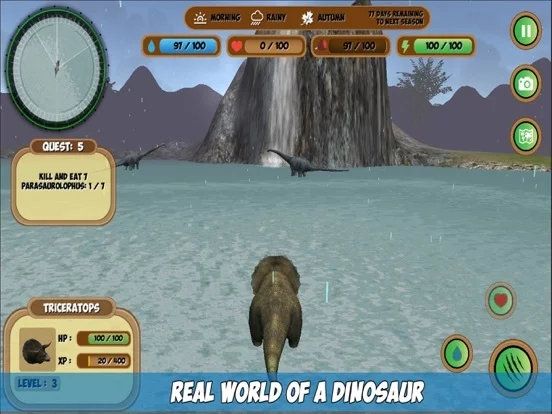 Изображение игры: Triceratops Simulator