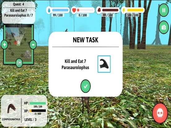 Изображение игры: Compsognathus Simulator