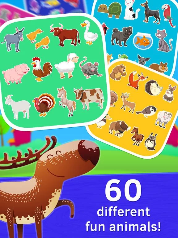 Изображение игры: Baby Puzzles. Farm Animals