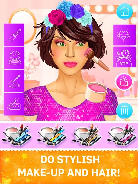 Изображение игры: Princess salon and make up game for girls. Premium
