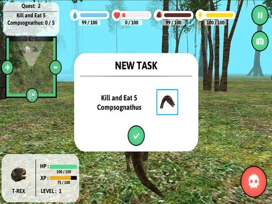 Изображение игры: T-Rex Simulator