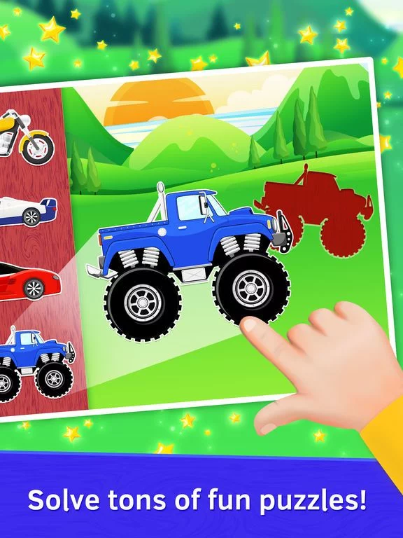 Изображение игры: Baby Car Puzzles for Kids Free