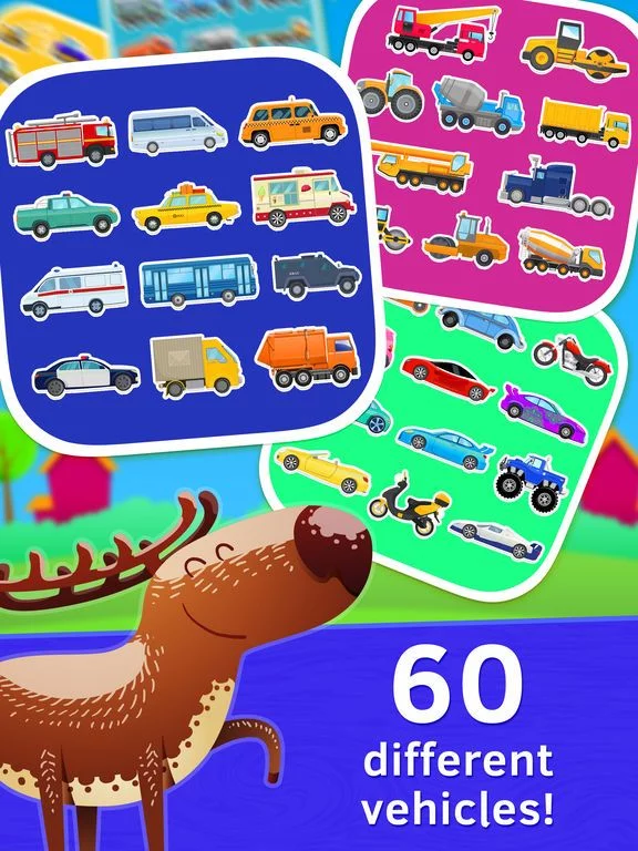 Изображение игры: Baby Puzzles: Cars Matching Game
